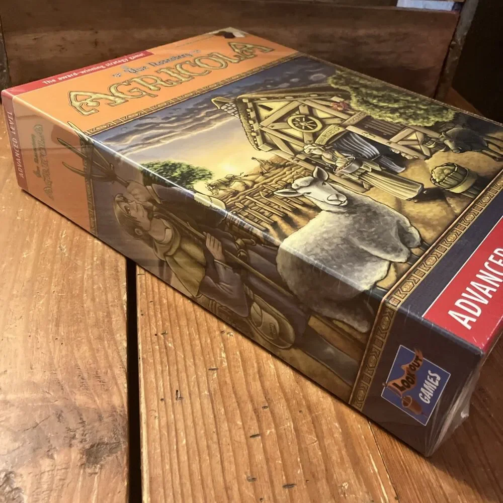 Agricola Board Game Revised Edition Lookout Games w/ Wooden Animals NEW / SEALED